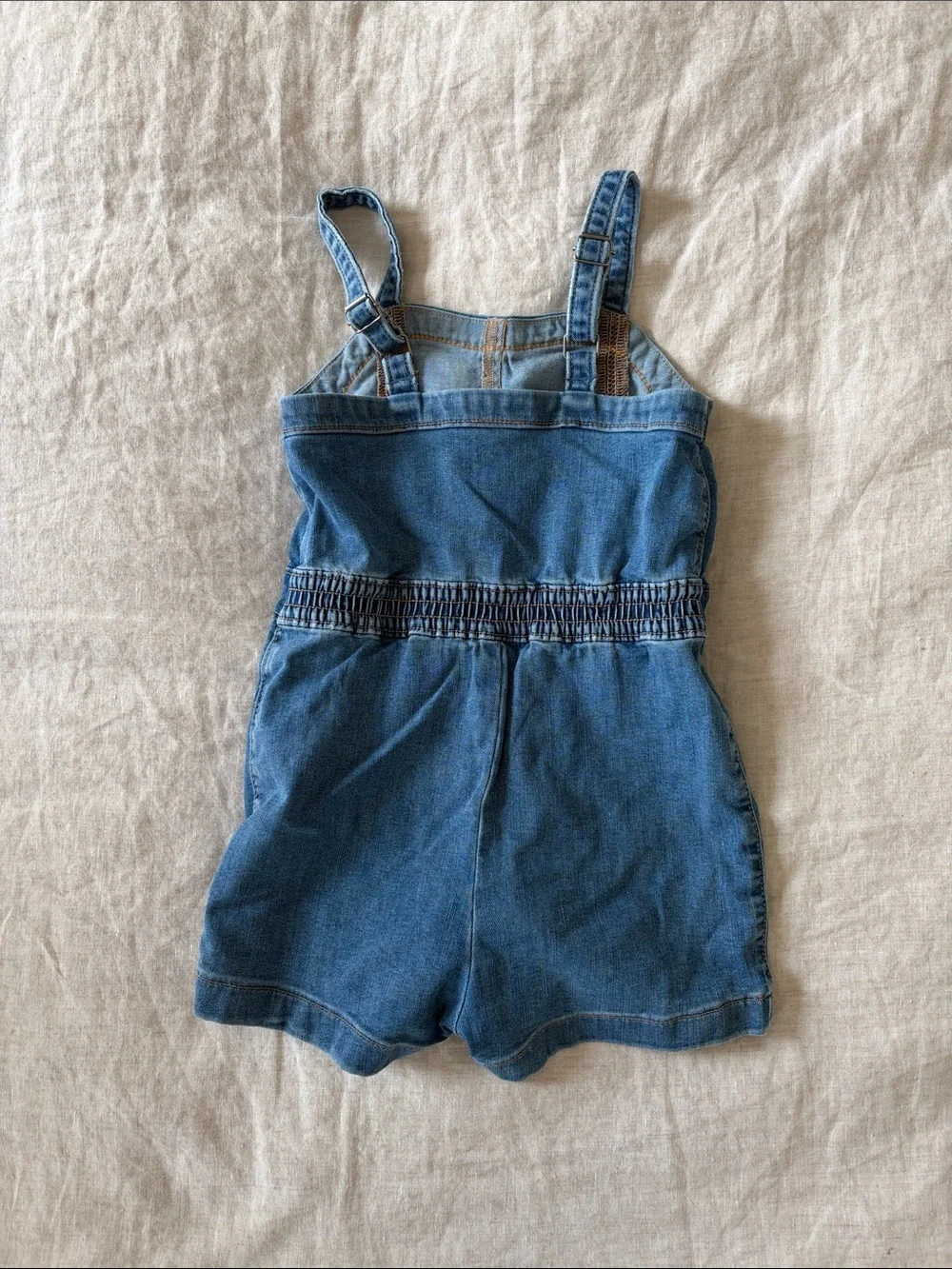 abercrombie kids Blue Denim Romper